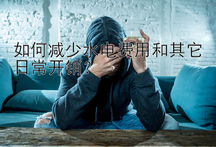 如何减少水电费用和其它日常开销？