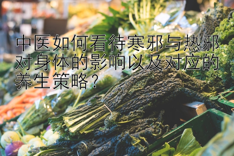 中医如何看待寒邪与热邪对身体的影响以及对应的养生策略？